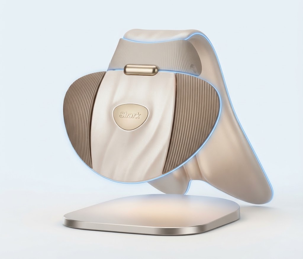 Shark CryoGlow Clinic LED Face + Body System - White Gold