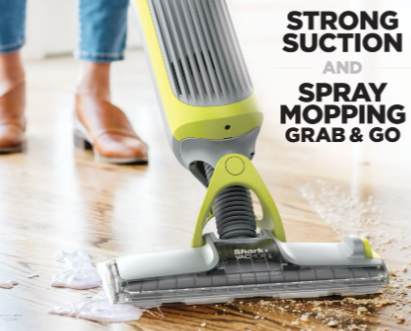Shark VacMop 2-in-1 Cordless Vacuum Mop with Targeted Spray Complete Kit
