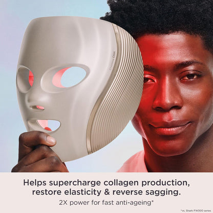 New Shark CryoGlow Clinic LED Face + Body System - White Gold