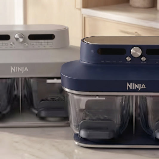Ninja CRISPi DualZone 8-in-1 Function Glass Air Fryer - Cyberspace