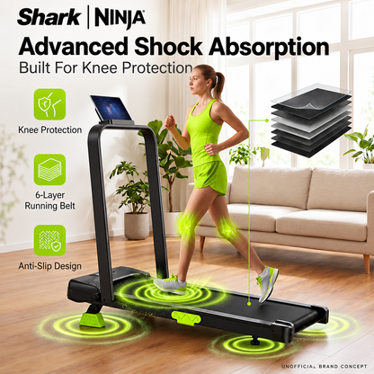 Folding Walking Pad with Incline