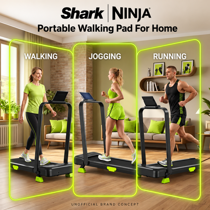 Folding Walking Pad with Incline