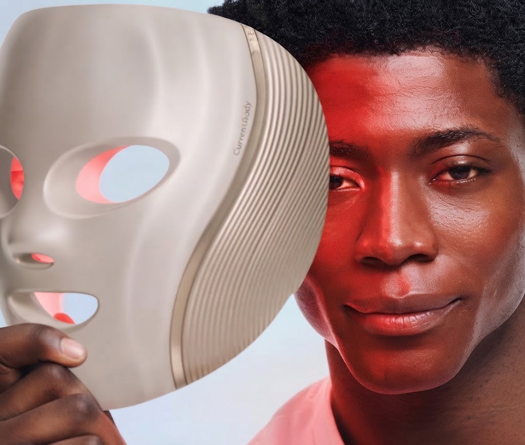 Shark CryoGlow Clinic LED Face + Body System - White Gold