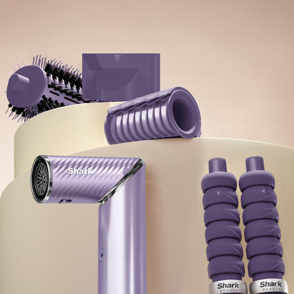 Shark FlexStyle Next Gen IonCurl Air Styler & Hair Dryer, 4-in-1 - Lilac