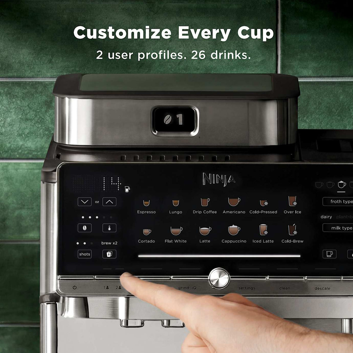 Ninja AutoBarista Pro Automatic Espresso Machine + Thermal Carafe