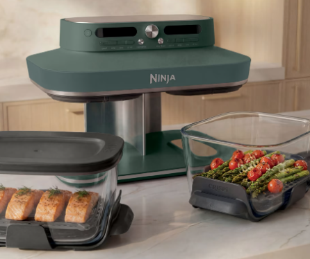 Ninja CRISPi DualZone 8-in-1 Function Glass Air Fryer - Cyberspace