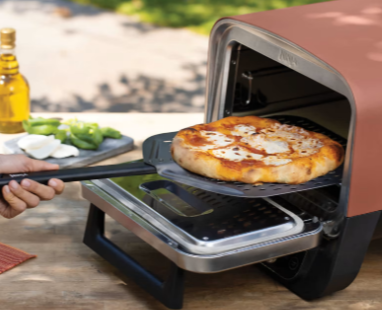 Ninja Woodfire Outdoor Oven, Artisan Pizza Maker and BBQ Smoker with Stand & Cover