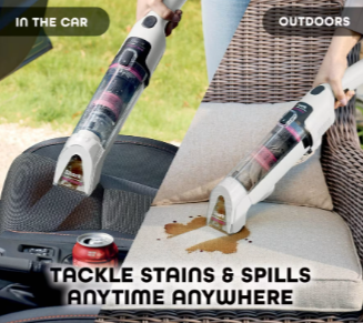 Shark StainForce Cordless Stain-Destroying Spot Cleaner HX100UKT